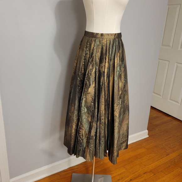 Ralph Lauren Purple Label Dresses & Skirts - Ralph Lauren Purple Label Arnav Pleated Hand Painted Skirt Size 6 $3690